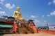 Thailand: The huge golden Buddha overlooking the Mekong River at Sop Ruak (heart of the Golden Triangle) near Chiang Saen, Chiang Rai Province, Northern Thailand